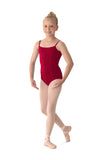 Mirella Cotton Princess Seam Cami Leotard