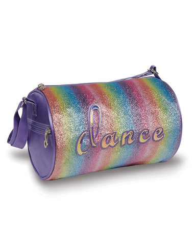 Rainbow Glitter Duffle Bag
