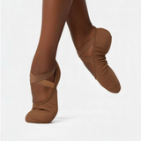 Bliss Canvas Ballet Slipper (Suntan/Mocha)