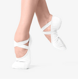 Bliss Canvas Ballet Slipper (Black & White)